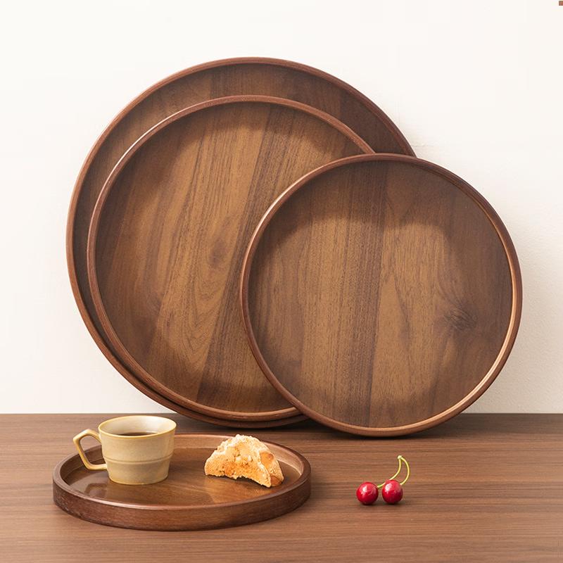 Ting Le Walnut Bamboo Serving Tray 36x25x5 cm