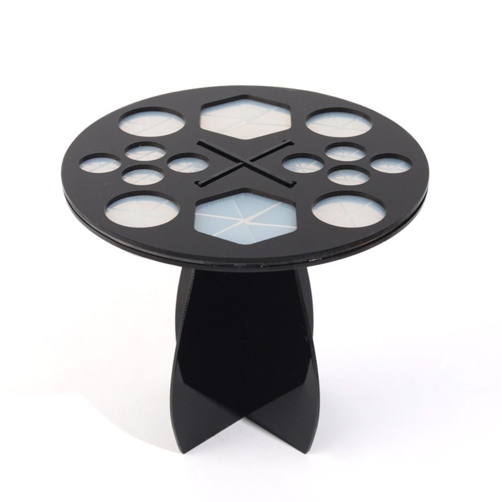 Freestanding Makeup Brush Organizer 14 Hole Cosmetic Brush Storage Rack Makeup Brush Cleaning