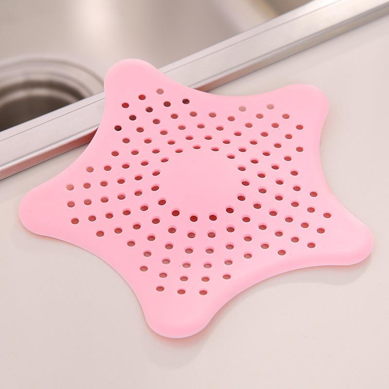 Anti-Clog Hair Filter Drain Cover for Sink and Bathroom Floor