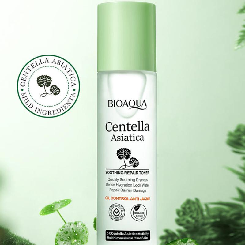 Bioaoua Centella Asiatica Lenitivo e Riparatore Set da Sei Pezzi Schiarente Rassodante Anti-Età Set Bellezza Viso Skincare