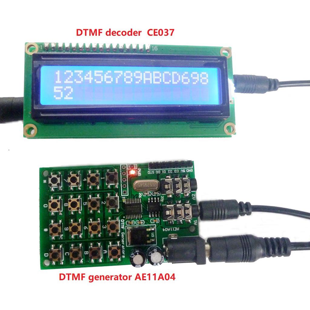 AE11A04 DTMF Voice Decoders Module Voice Input Interface with LED Indicator For MT8870/CE004/CE005/CE023/AD22B04