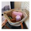 Lightweight Large Capacity Straw Multipurpose Storage Bag for Daily Use