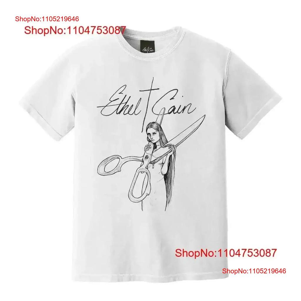Ethel Cain White Cotton T Shirt Size S 4XL ZL978 vintage Washed Stretched Comfortable Stylish graphic Slightly Breathable