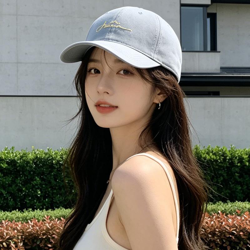 Fashion Hat, Japanese minimalist baseball cap for women, versatile baseball cap, spring/summer sunshade casual hat, soft-top outdoor hat