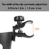 2Pcs Boat Rail Cup Holder Universal Drinks Holders 360 Degree Rotation