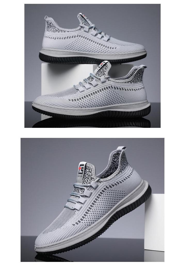 Men's Slip-On Breathable Mesh Casual Shoes - Fashionable Daily Sports Footwear