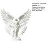 3D Printed Angel Figurine with Large Wings, White Matte Angel Statue, Aesthetic Minimalist Angel Sculpture for Home Office Desktop Bookshelf Decor