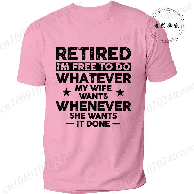 

Men s Funny Retirement T-shirt Clothing Gift for Husband Retired Hubby Funny Gift Christmas Birthday Tee Shirt Clothing S
