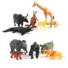 Tubasaya Safari Animal Figure Toy Realistic Wild Animal Plastic Toys with Metal Storage Includes and Gift for Kids Ages 30-Piece Set, Box, Elephant,
