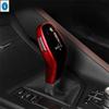 Auto Gear Head Shift Knob Handle Decor Panel Cover Trim Fit For BMW X1 F48 / X2 F39   Carbon Fiber Interior Accessories