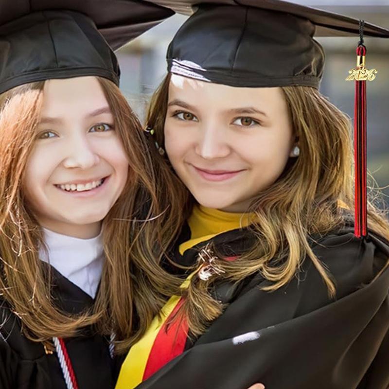 Doctoral Tassels Premium Polyester Fabric Smooth Texture Prom Attires For Graduate University Ceremonies