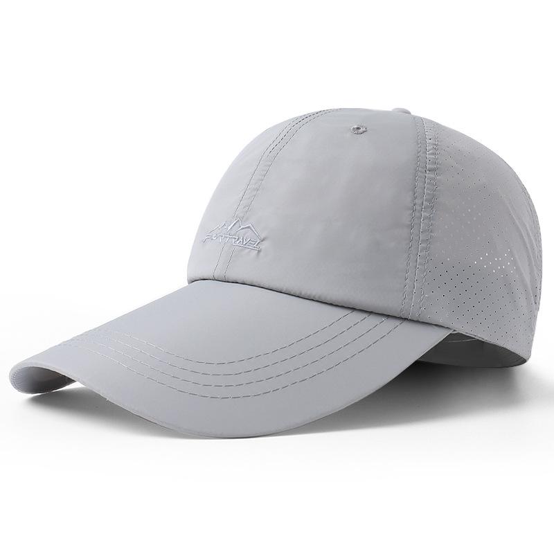 Big Head Cap Men's Quick-drying Summer Outdoor Long-brim Sunscreen Sports Plus Size Baseball Cap Sunshade Cap