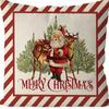 New Christmas Gingerbread Man Candy Decorative Pillow Cover Home Living Room Holiday Party Pillow Cover
