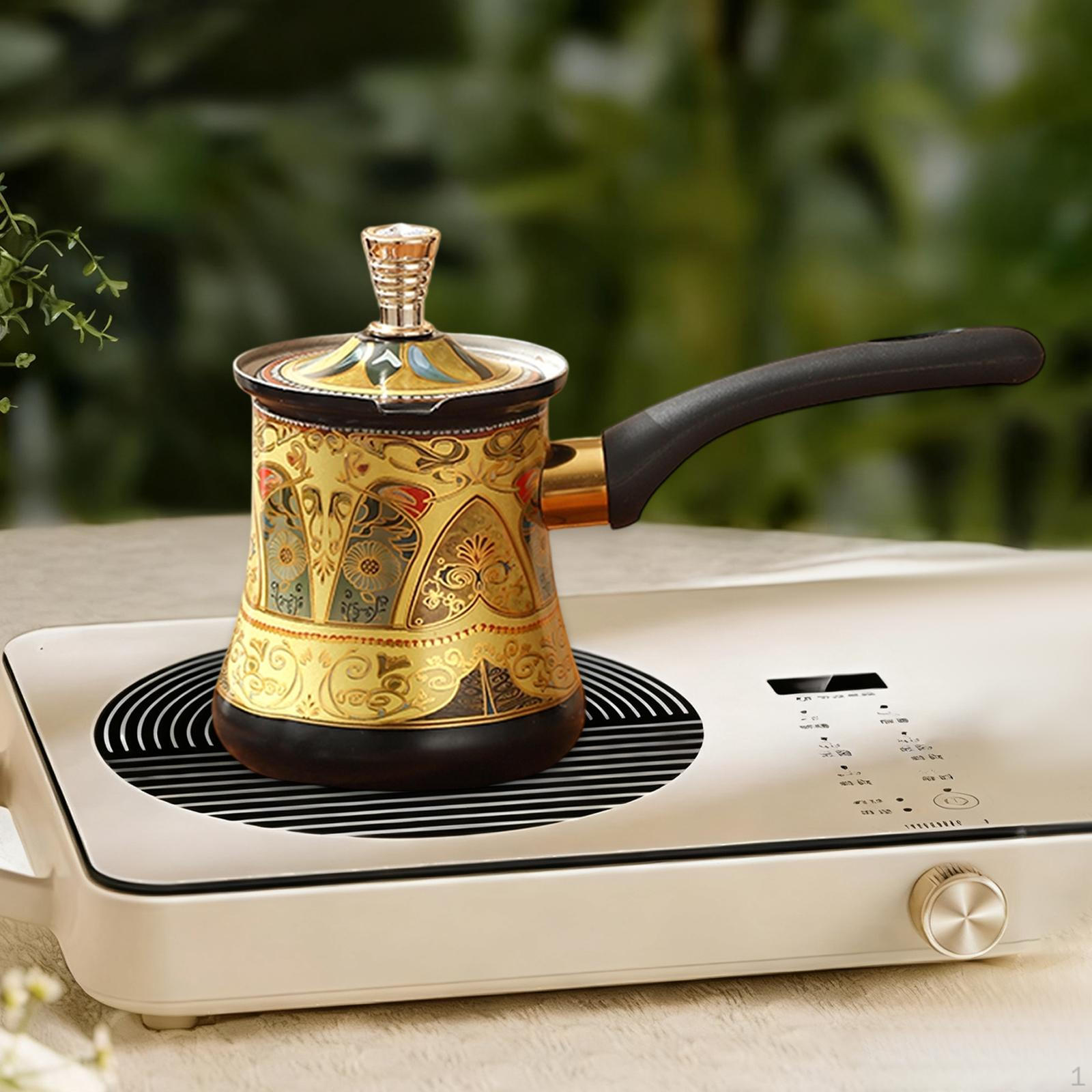 

Кофейник Подогреватель Молока Кувшин Носик против Перелива Легко Чистить Подарок Чайник Шоколадное Растапливание 550ml