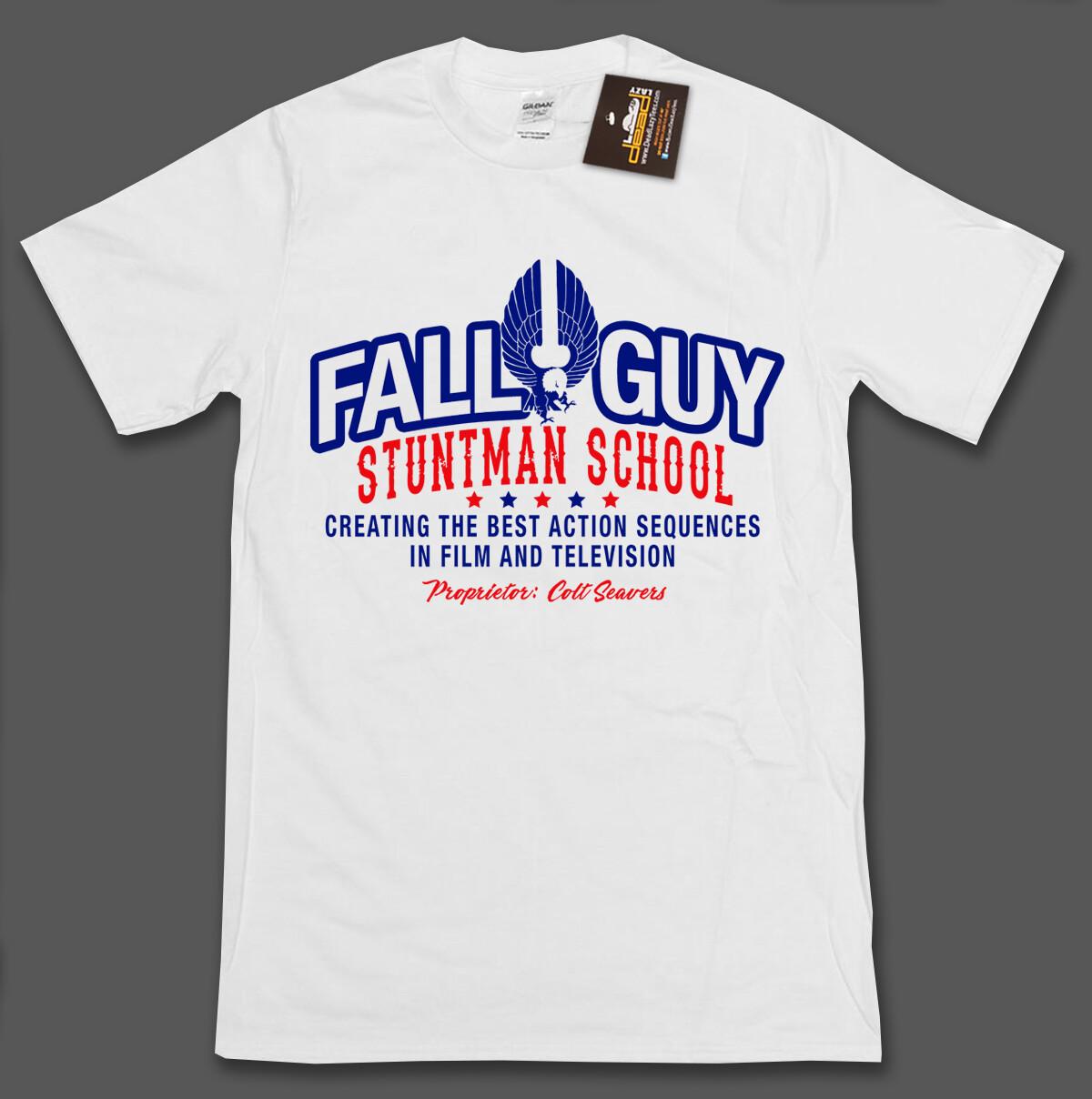 Fall Guy Stuntman School Inspired T-shirt Retro 80s USA TV Show Fan Tee XL