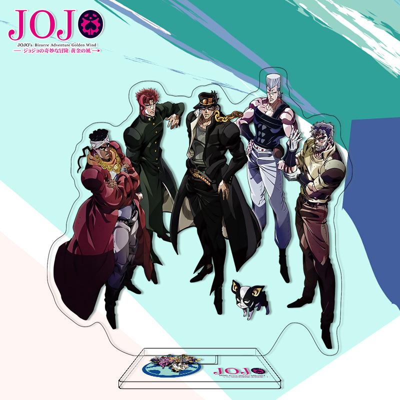 JOJO s Bizarre Adventure Golden Wind Anime Acrylic Standee Character Display Figurine Dropshipping Anime Merchandise