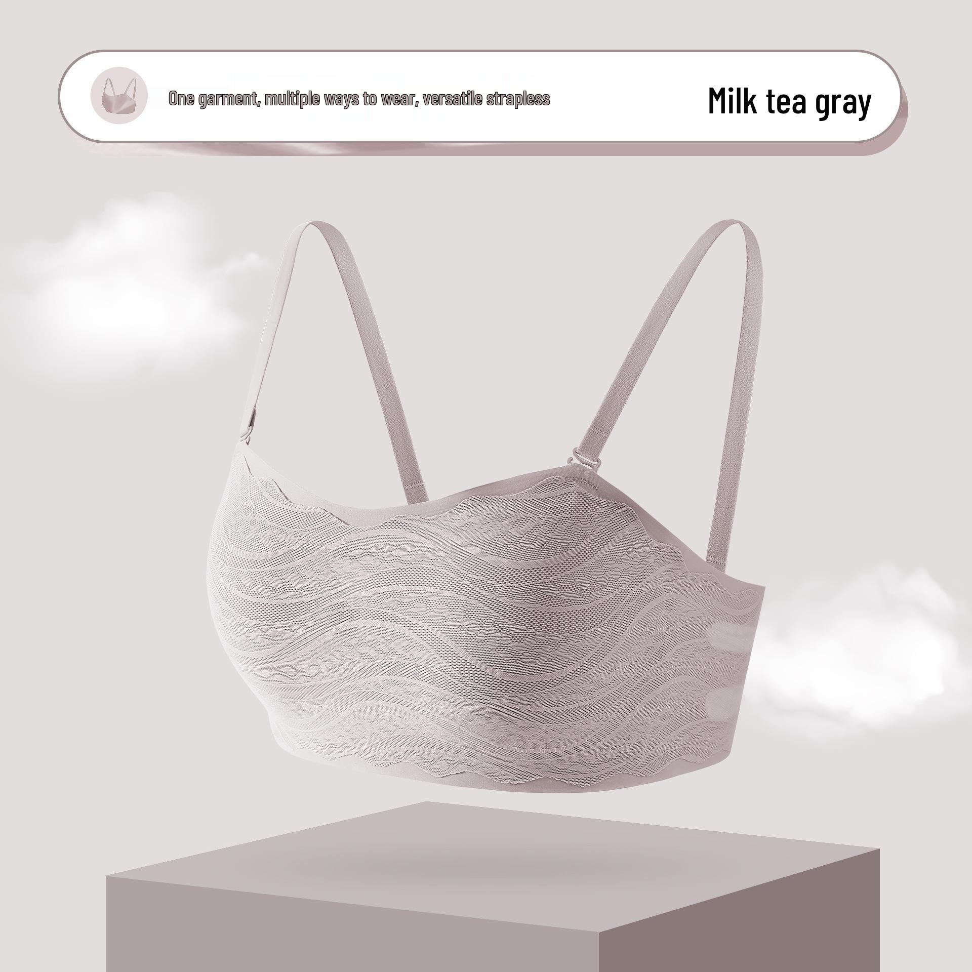 

Женский бесшовный невидимый бандаж: Нескользящий, бесшовный, собирающий грудь бюстгальтер для лета S [80-95 lbs]