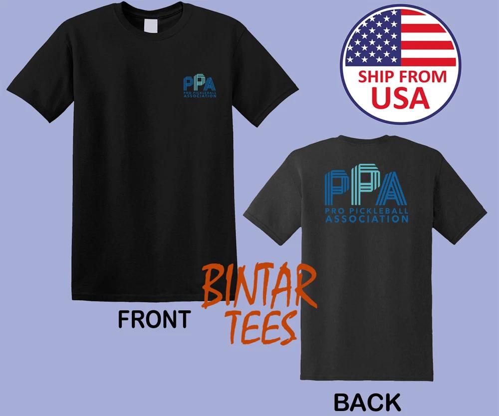 PPA Pro Pickleball Associaton Men s Black Size S to 5XL 3XL