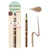 Matita per sopracciglia K-Pallete Lasting Three-Way WPa 02 Natural Brown