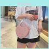 Minimalist Heart Shaped Pu Handbag With Inner Pouch For Urban Style