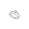 Trendy Minimalist Ring For Women Featuring Adjustable Fit And Unique Geometric Style