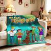 Cool Scoobydoo Cartoon Anime Blanket Comfortable Skinfriendly Throw Blanket For Living Room Bedroom Recliner Party Decor Christmas Gift