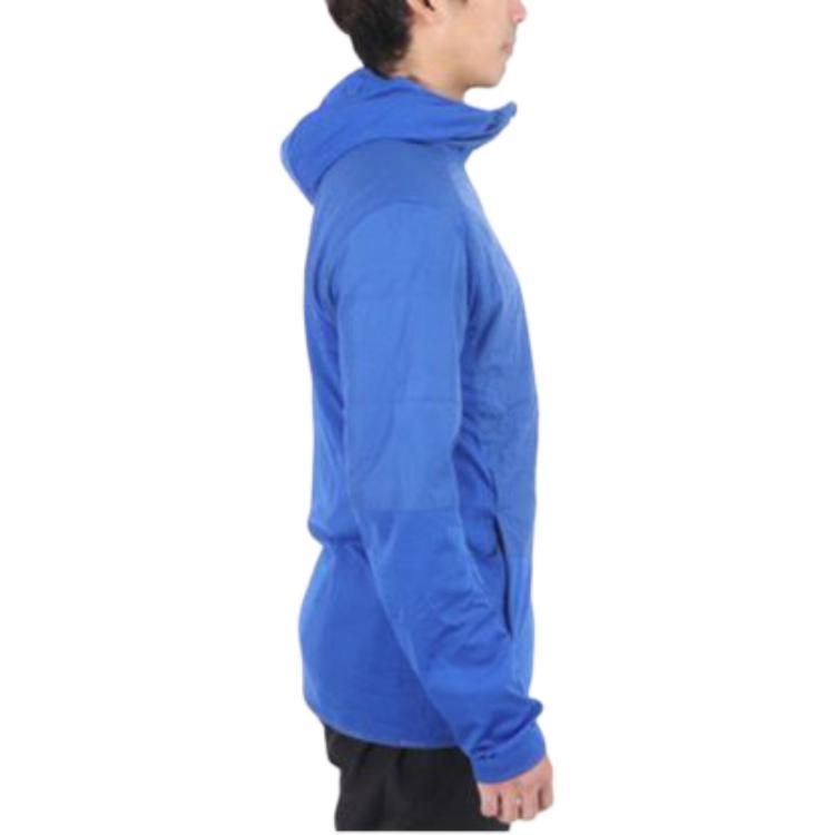 Salomon Outline Solid Color Zip Long Sleeve Jacket Men Jacket Blue LC2151800