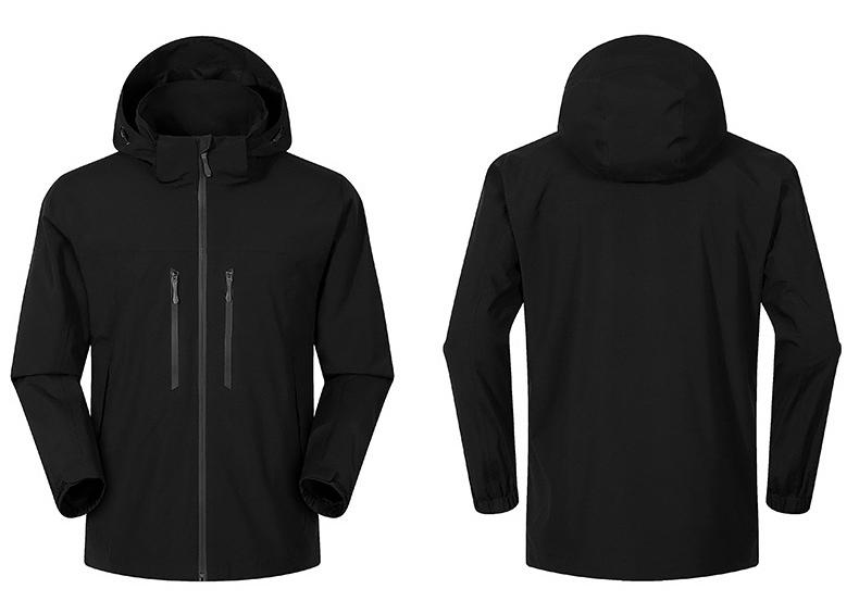 Unisex Winddichte & Wasserdichte Outdoor-Jacke zum Wandern & Bergsteigen