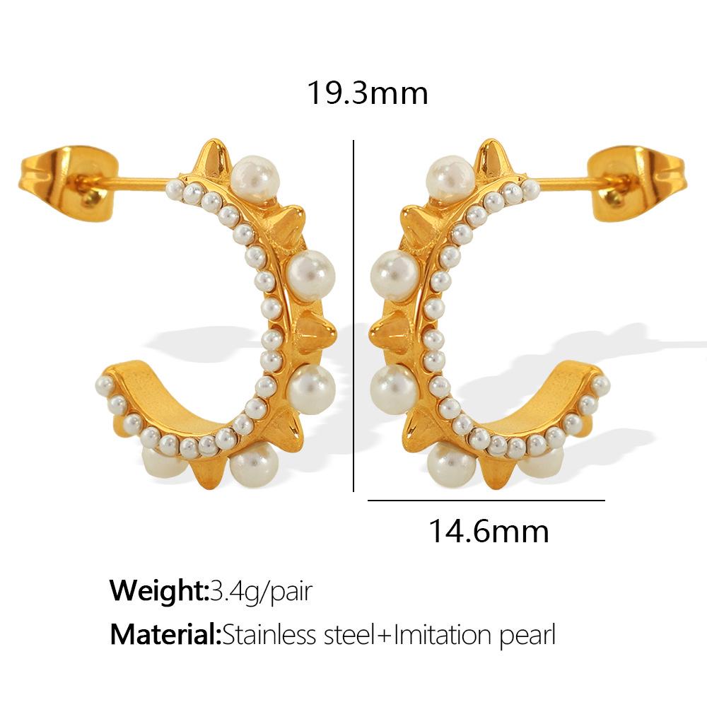 European & American Elegant INS-Style C-Shaped Ear Cuffs with Simple Design
