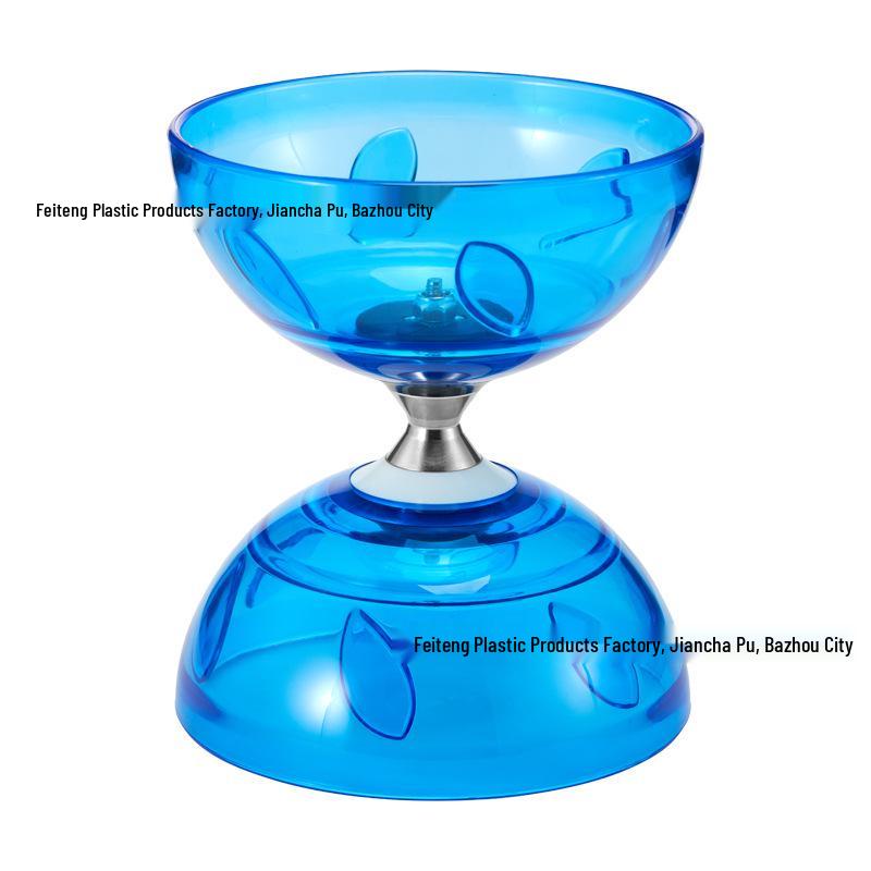 Transparent Rubber Bearing Diabolo - Beginner & Student Double-Ended Diabolo