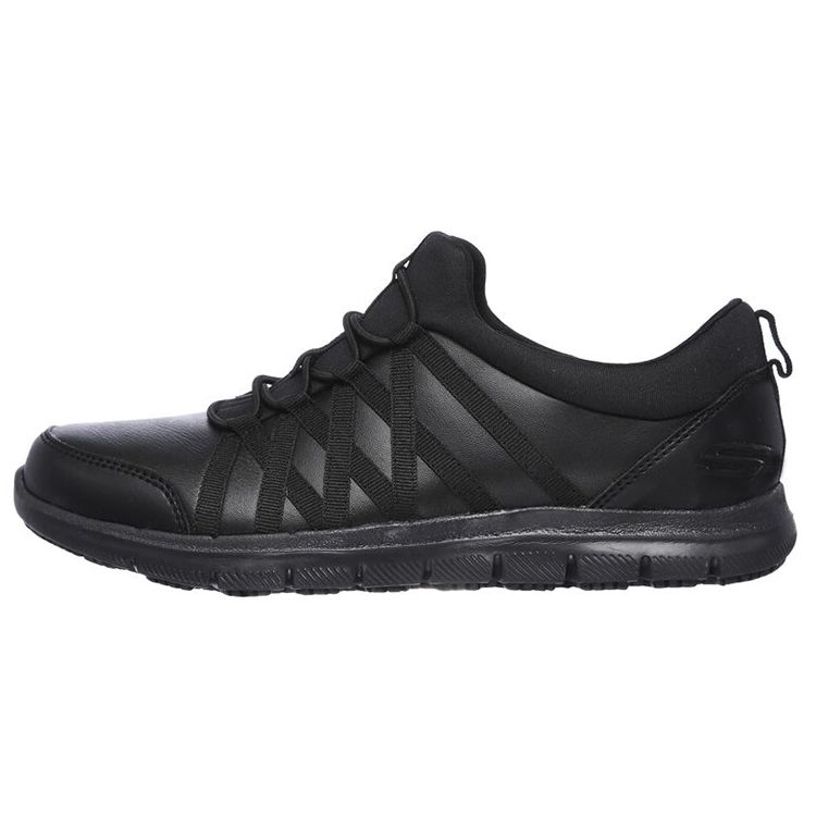 Skechers Work Relaxed Fit: Ghenter-Dagsby SR Низкие спортивно-повседневные кроссовки Женские кроссовки Черный 77283EC-BLK 36