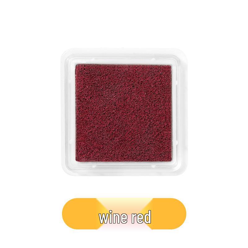 24-Color Children's Finger Painting Ink Pad - 3x3 Palm Print & Stamp Pad for Kindergarten