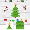 Christmas Tree Refrigerator Stickers Reusable Funny Fridge Ornaments Holiday Stickers Christmas Decorations for Garage Home Car