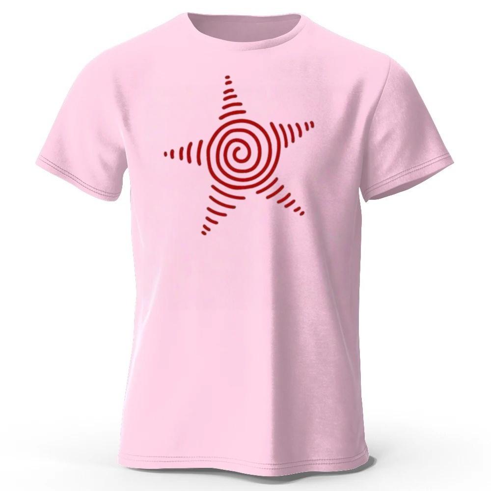 

Minimalist Style Men Casual Running Cotton Short Sleeves Adult Fitness Sports Plus Size Loose T-shirt Street Wear Tops S розовый