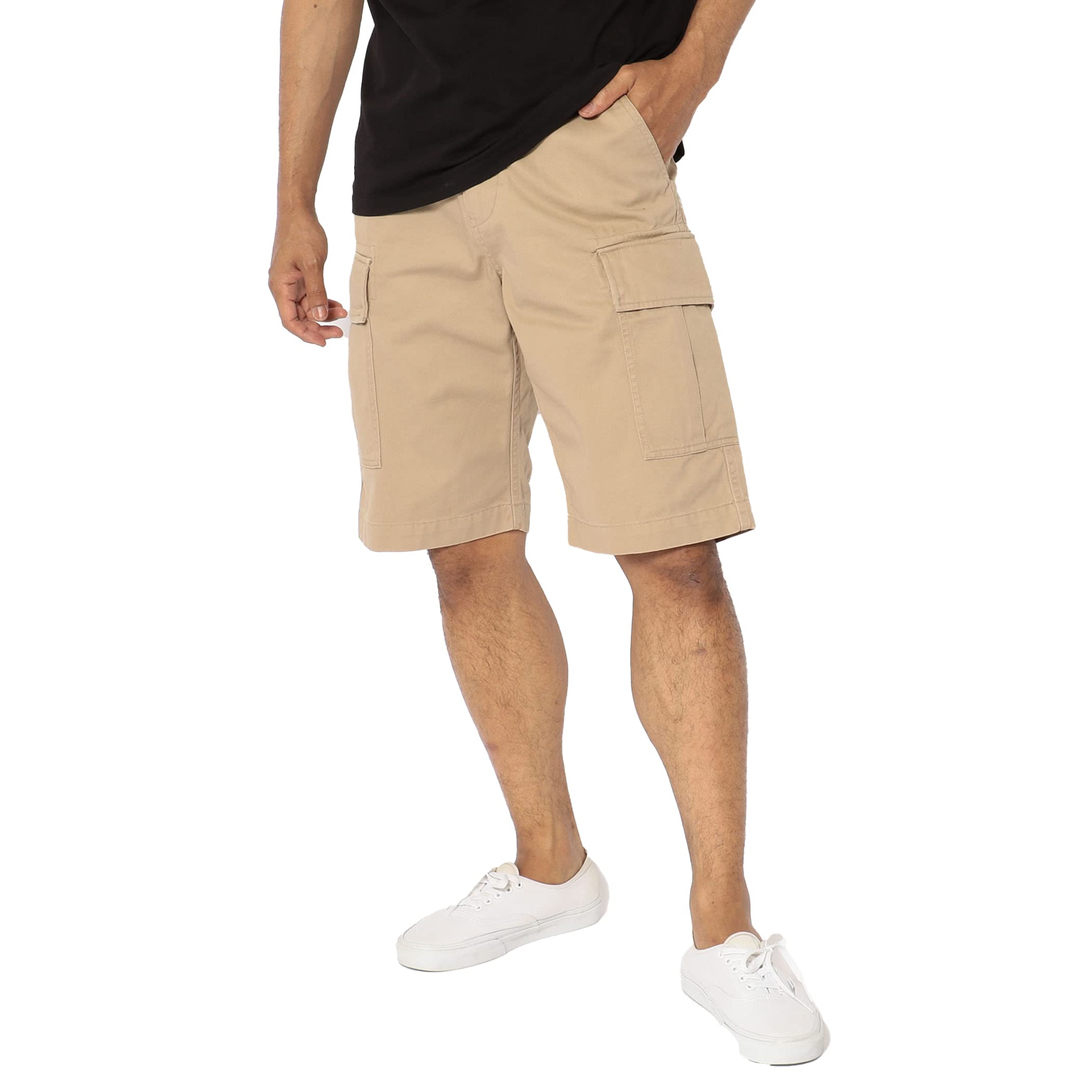 AVIREX BASIC FATIGUE SHORTS 6126131 XL khaki