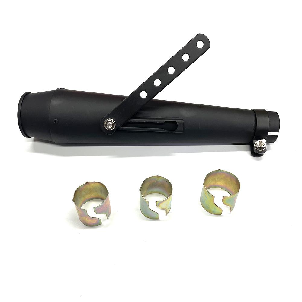 Silenziatore Universale per Scarico Moto Retro Vintage Classico Cromato Escap Moto per cg125 sr400 cb500 vt500 CM300 500 Cafe