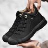 Męskie buty zimowe Outdoor Warm Snow Shoes Men Casual Oryginalne skórzane trampki Luksusowe męskie buty trekkingowe Męskie narzędzia do kostki