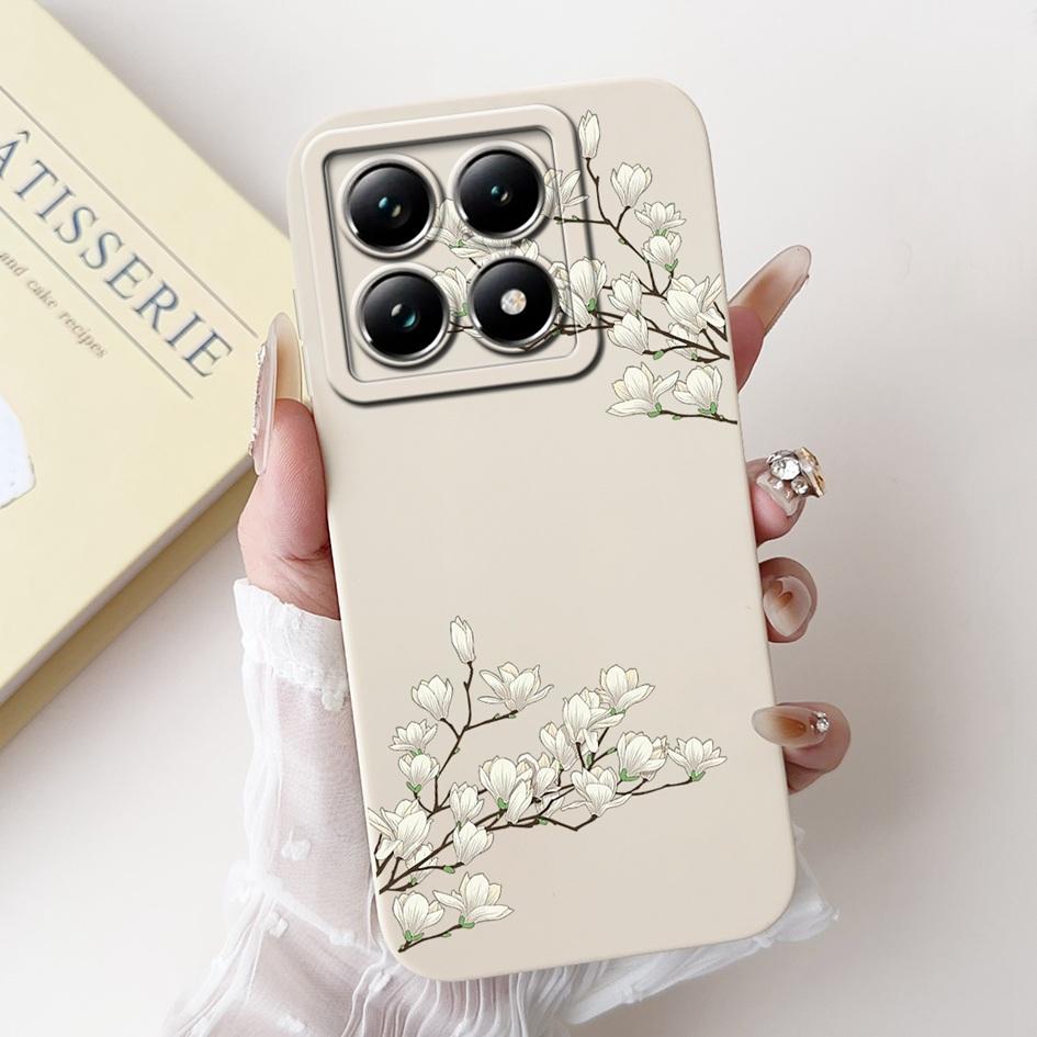 Für Xiaomi 14T Hülle 14T Pro Cover Süßer Cartoon-Panda Weiches Flüssigsilikon Stoßfest Funda Für Xiaomi 14T Pro Mi14TPro 5G Hülle