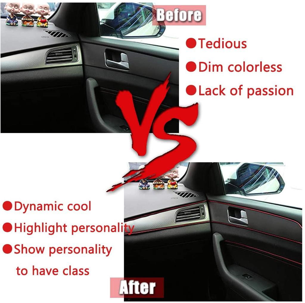 3/5/10M Auto Zierleiste Innenraum Dekorleisten DIY Auto Zierleisten Styling Universal Armaturenbrett Tür Chrom Dekorleiste