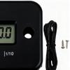 Engine Hour Meter LCD Waterproof Motorcycle Accessories High Voltage Generator Hour Counter For Lawn Mower Snowmobile Marine