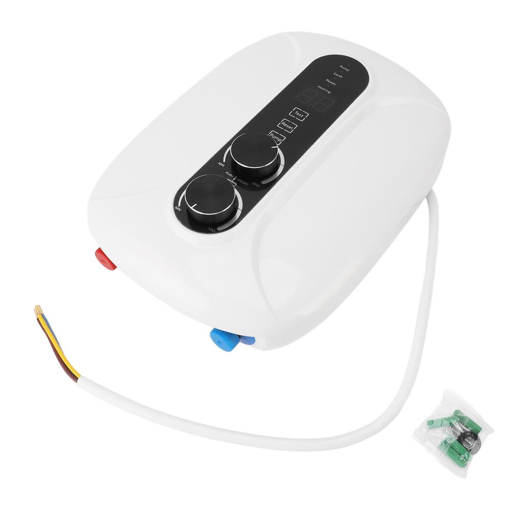 Elektrischer Durchlauferhitzer 5500W Schnelle Erwärmung Intelligenter Mini-Warmwasserbereiter mit LED-Temperaturanzeige für
