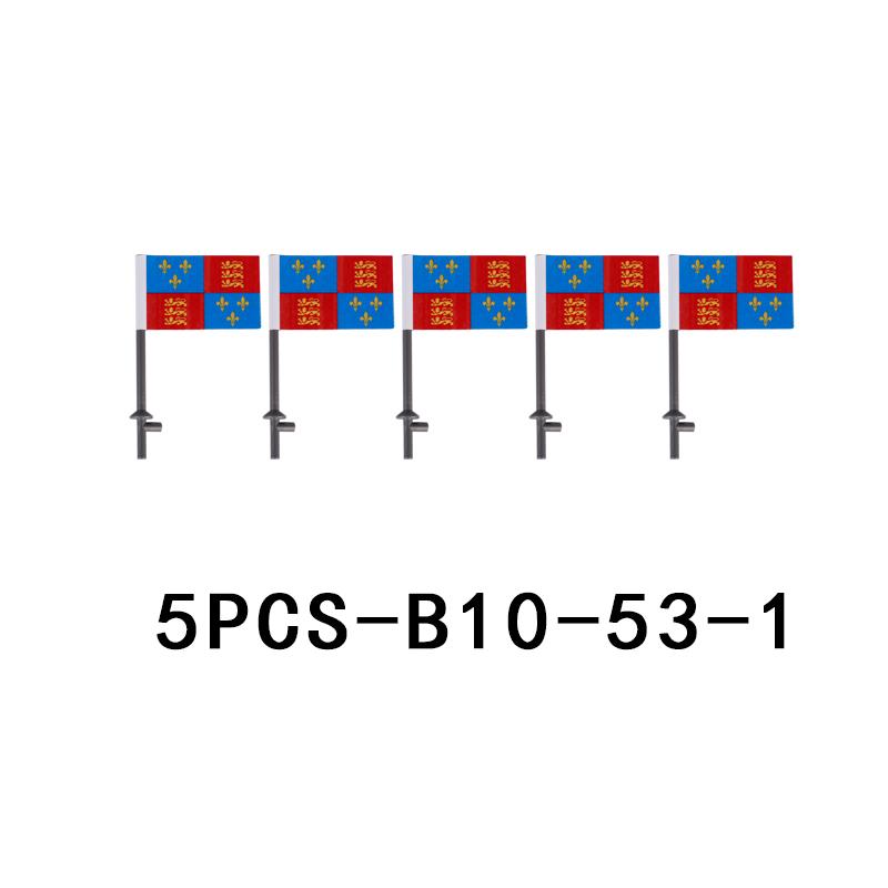 Medieval Castle Knight Figures Weapon Building Blocks Military Army Soldier Flag Shield Cloak Legion Accessories Bricks Toy Gift