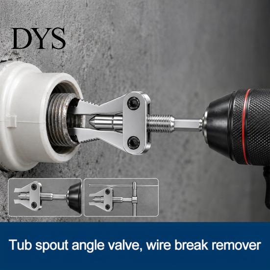 Outil extracteur pour retrait sans effort de tuyau cassé, Extracteur de filetage endommagé, pour tuyaux en acier trempé de 1/2", 3/4", 1", Retrait, Accessoire de réparation domestique