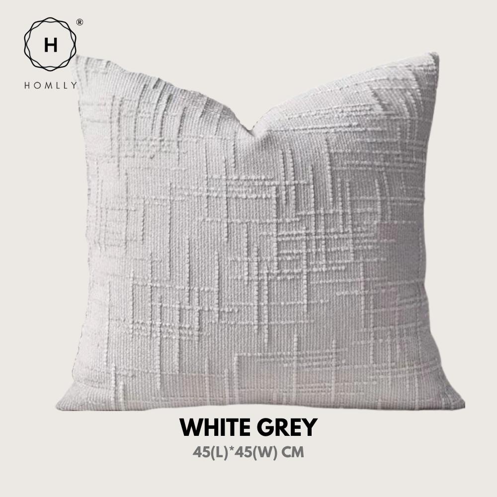 Homlly Fjord Textured Chenille Decorative Pillow Cushion Cover Case (45x45cm) X2PCS