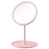 Einzigartiger Designer-Schminkspiegel Drei Farben LED-Licht Make-up-Spiegel Touch-Steuerung Schreibtischspiegel Schlafzimmer Schminkspiegel