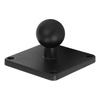 Rubber Ball Mount Base Aluminum Alloy AMPS Square Plate Durable Ball Mount Adapter Plate  for Cars