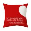 Valentine's Day Pillow New Sofa Cushion Bedside Backrest Plush Pillow Cover Shopee