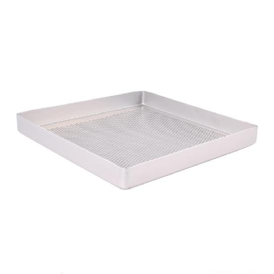 Quadratische Brot-Kuchenform mit Löchern, Backblech, Ofen, rechteckig, Gebäck, Küche, Kekse, Pizza, Pfanne, Kuchen, Backwerkzeuge, Backen