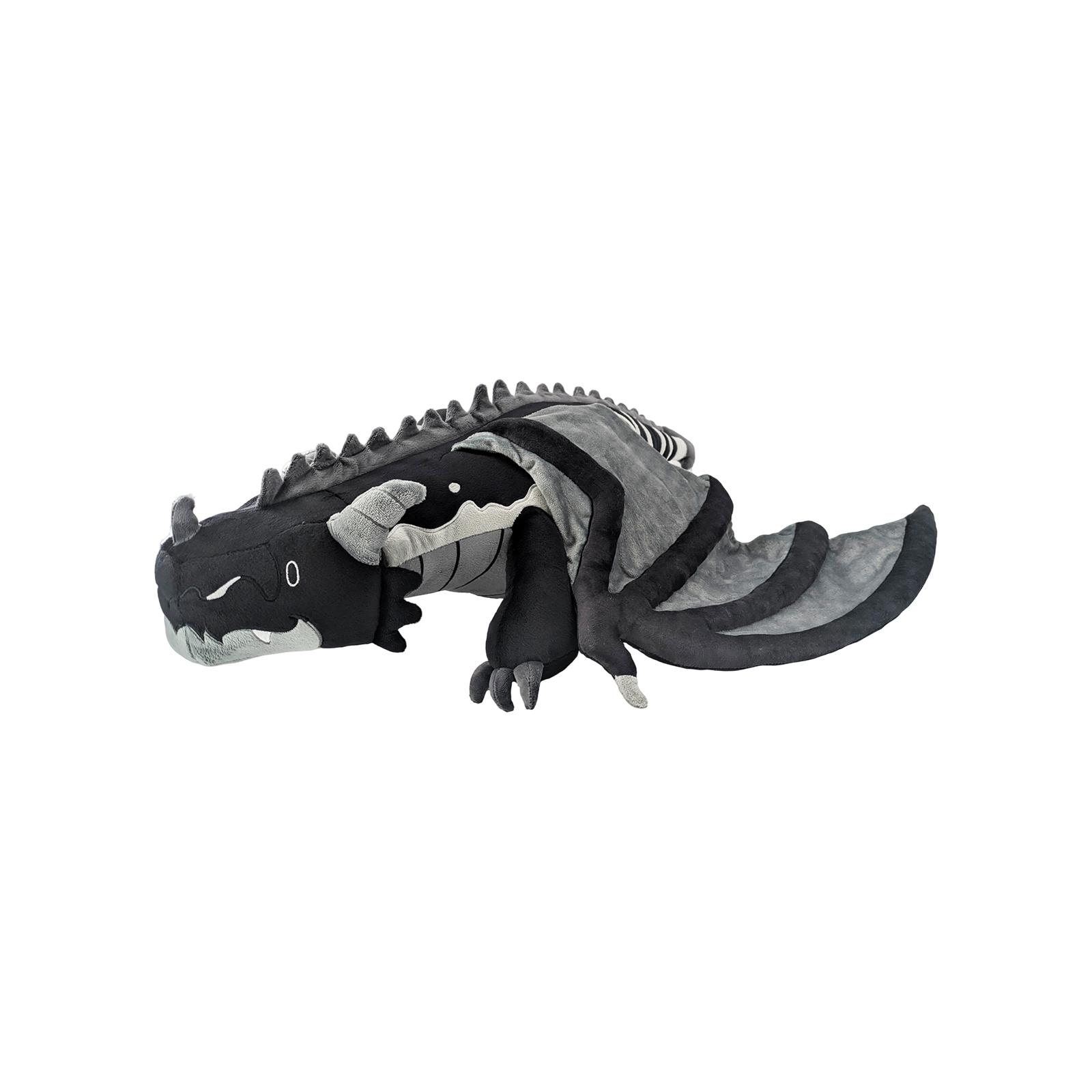 Plush Dragon Toy Stuffed Animal Soft Large Size Cuddly Creature Figure Collectible Plushie for Kids and Adults Gift One Size чёрный