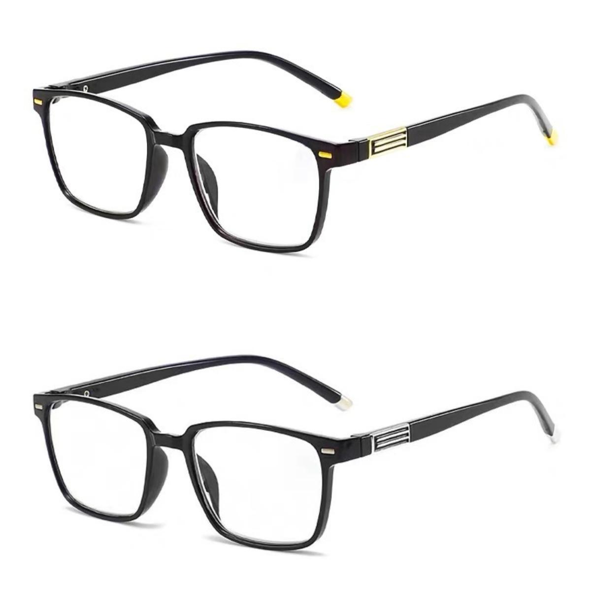 

2 шт. Новые модные очки для чтения с защитой от синего света для мужчин, оптические компьютерные очки, очки для чтения при пресбиопии +0~+4.0 350